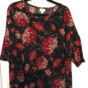 Lularoe Irma digital roses